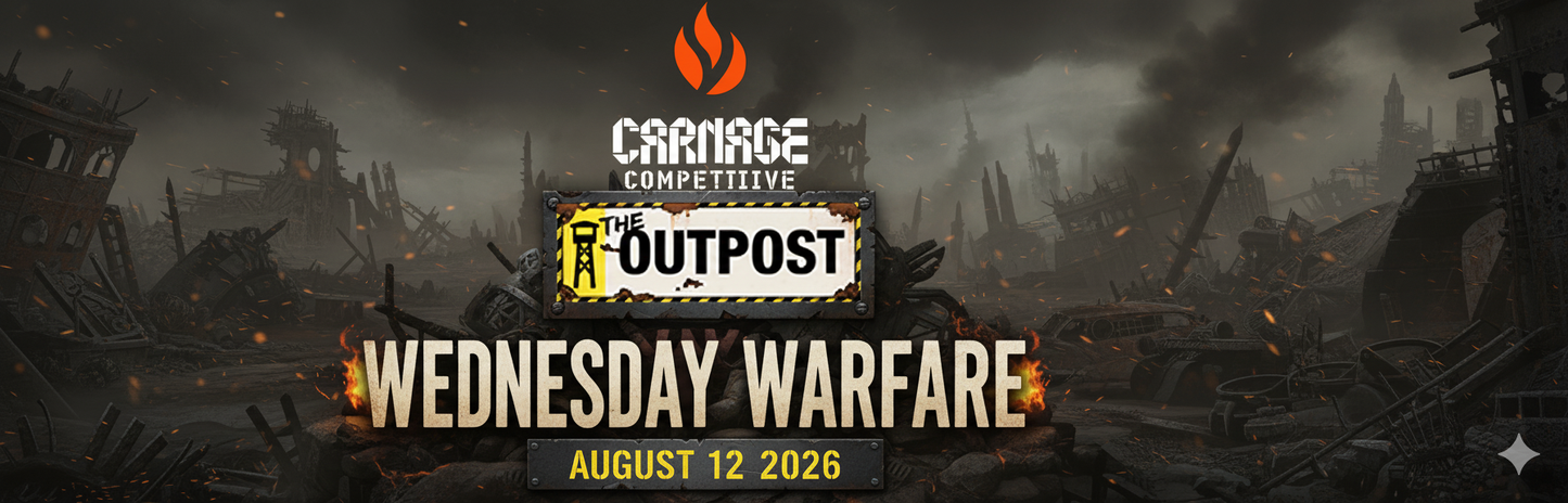 WEDNESDAY WARFARE - AUGUST 2026