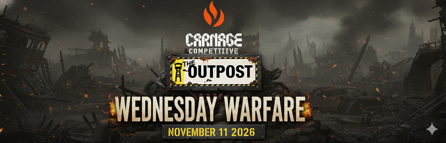 WEDNESDAY WARFARE - NOVEMBER 2026