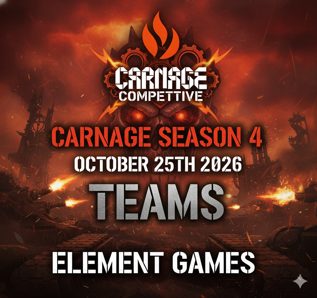 CARNAGE SEASON 4 - OCTOBER 2026 TEAMS
