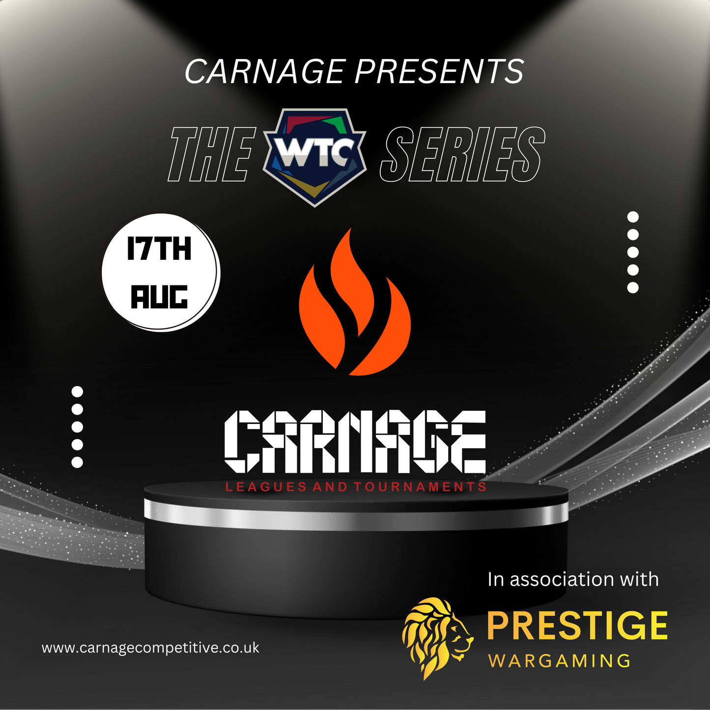 WTC SERIES | BARNSLEY | PRESTIGE WARGAMING | 17/08/2025