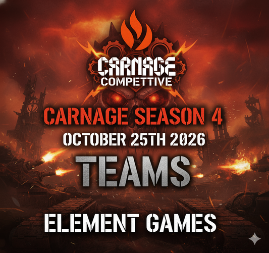 CARNAGE SEASON 4 - OCTOBER 2026 TEAMS